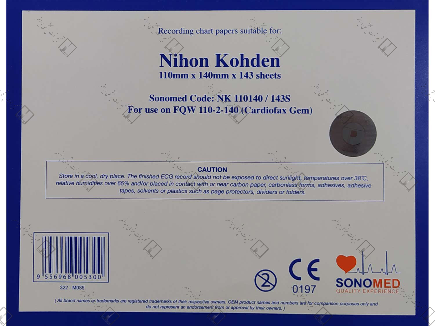 کاغذ پزشکی Nihon Kohden