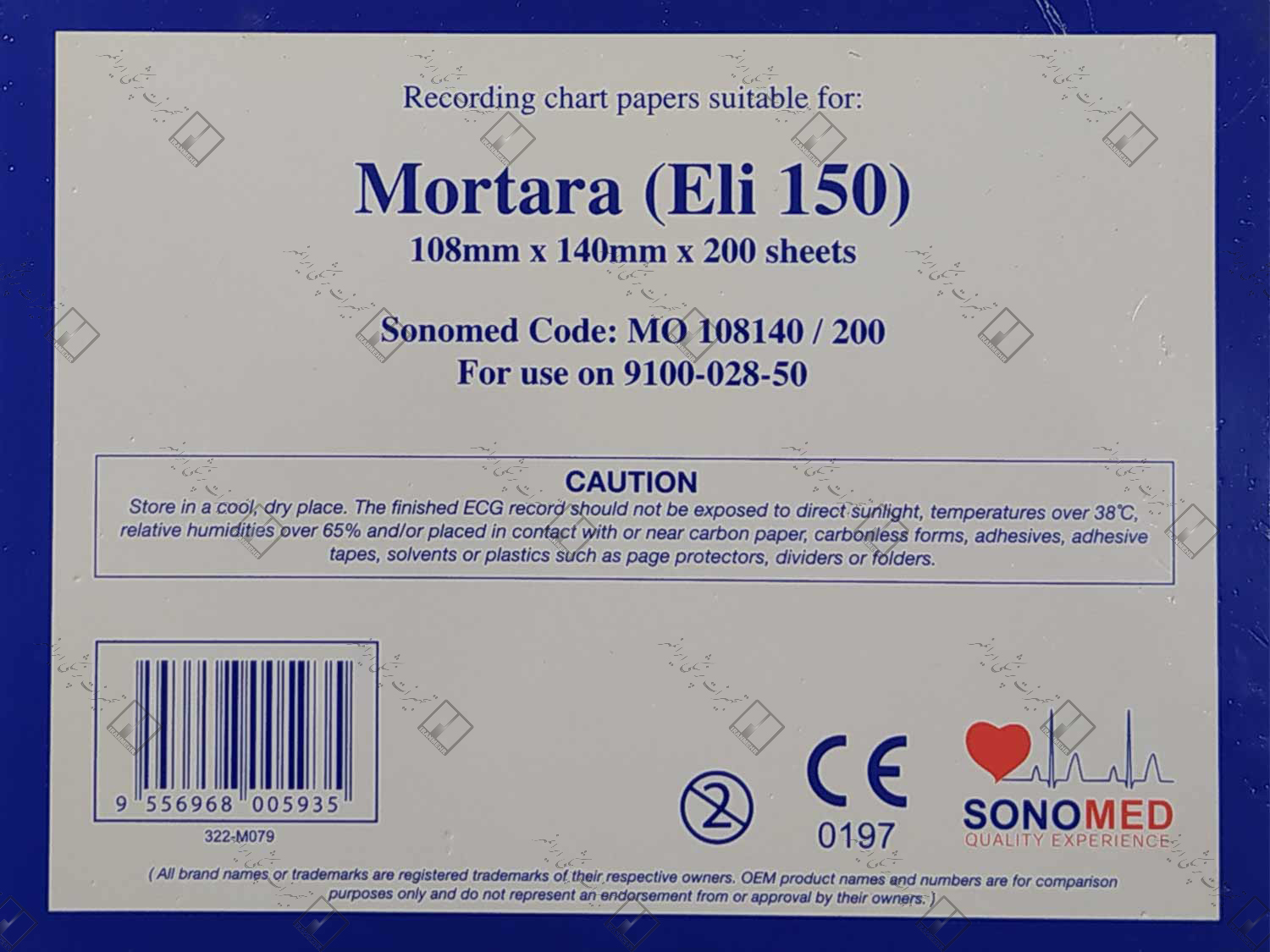 کاغذ پزشکی کتابی Mortara (Eli 150)