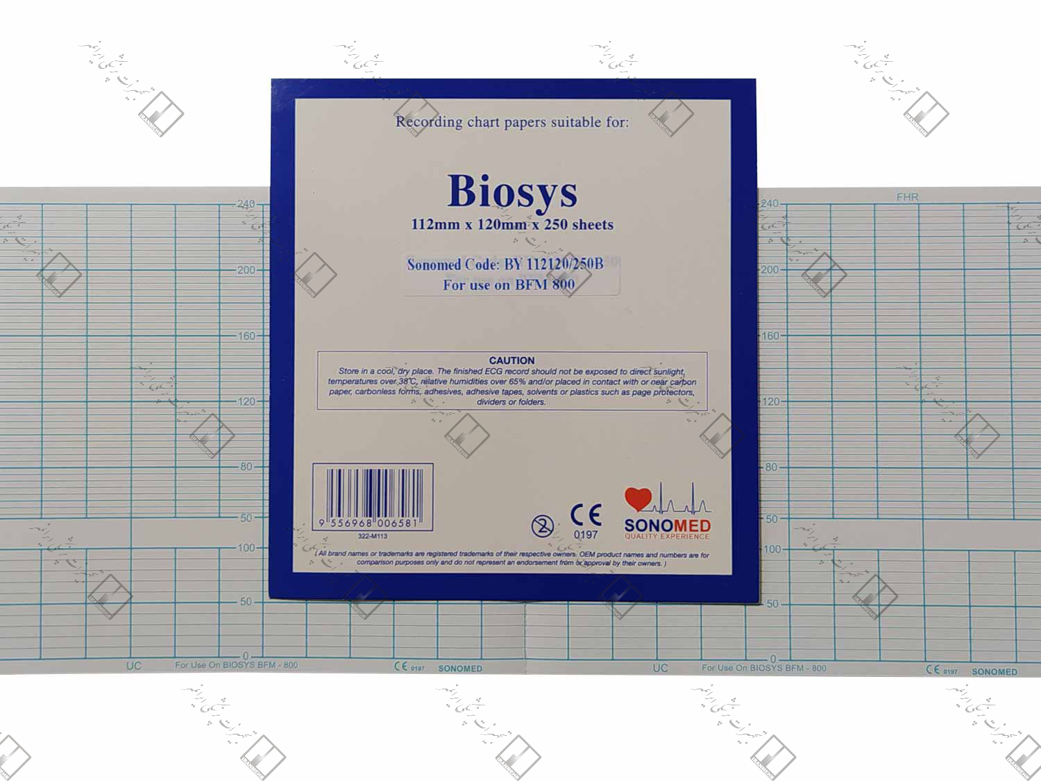 کاغذ پزشکی Biosys 112*120mm