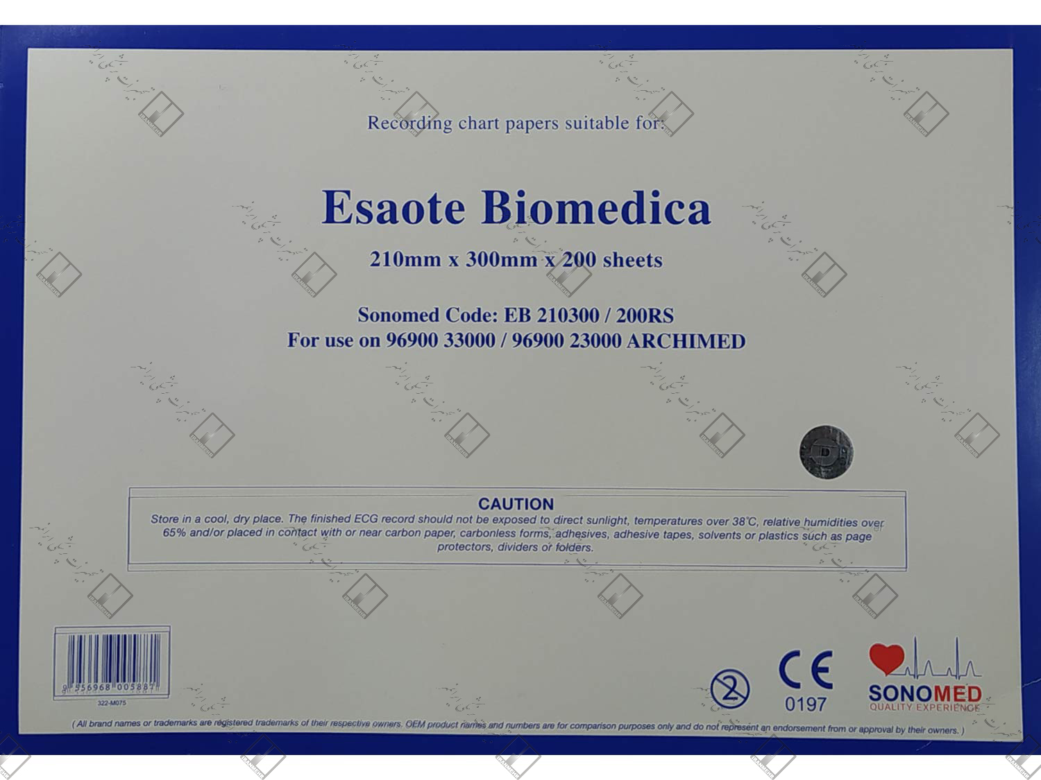 کاغذ پزشکی کتابی Esaote Biomedica