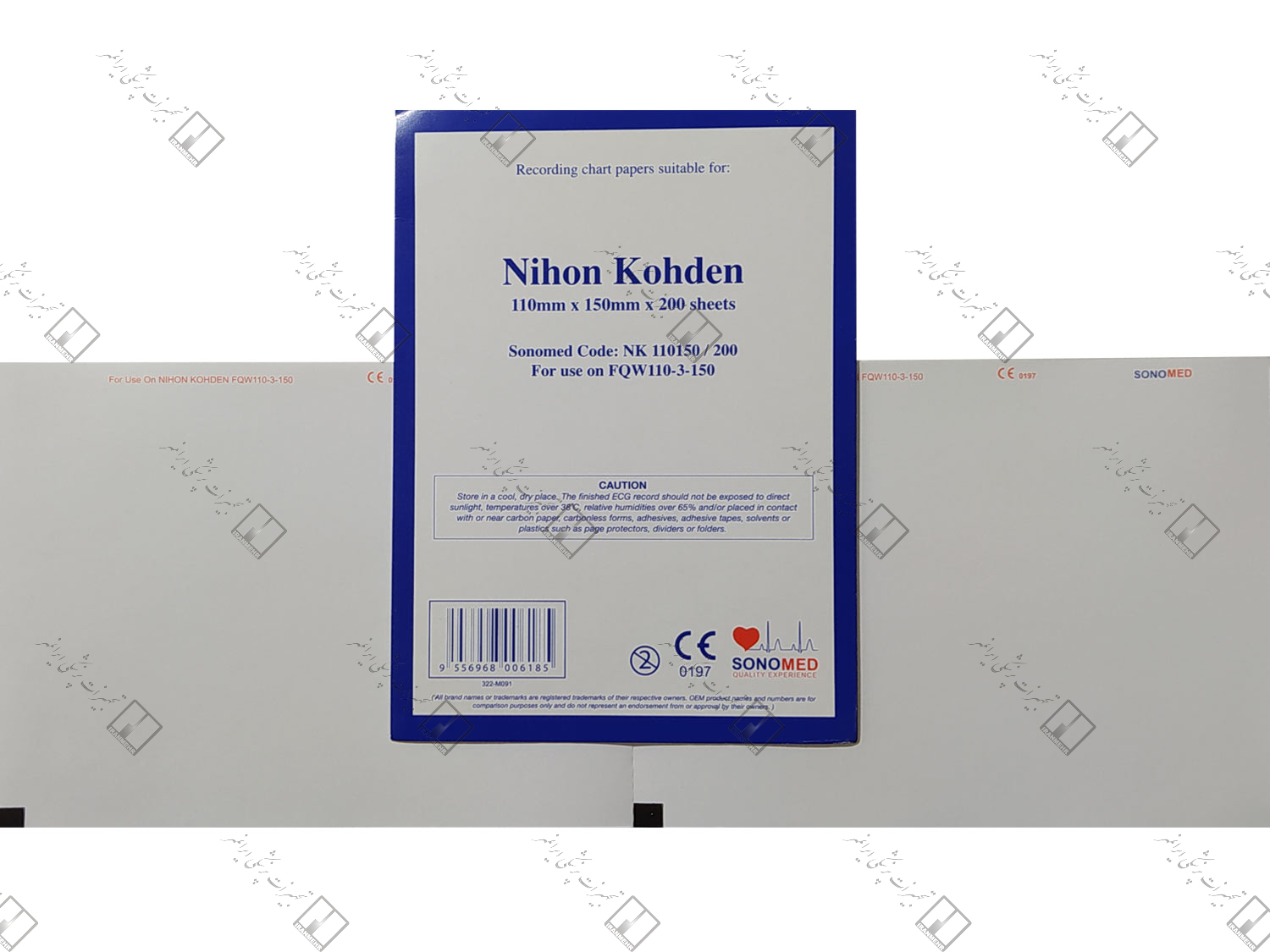 کاغذ کتابی  Nihon Kohden 110*150mm 